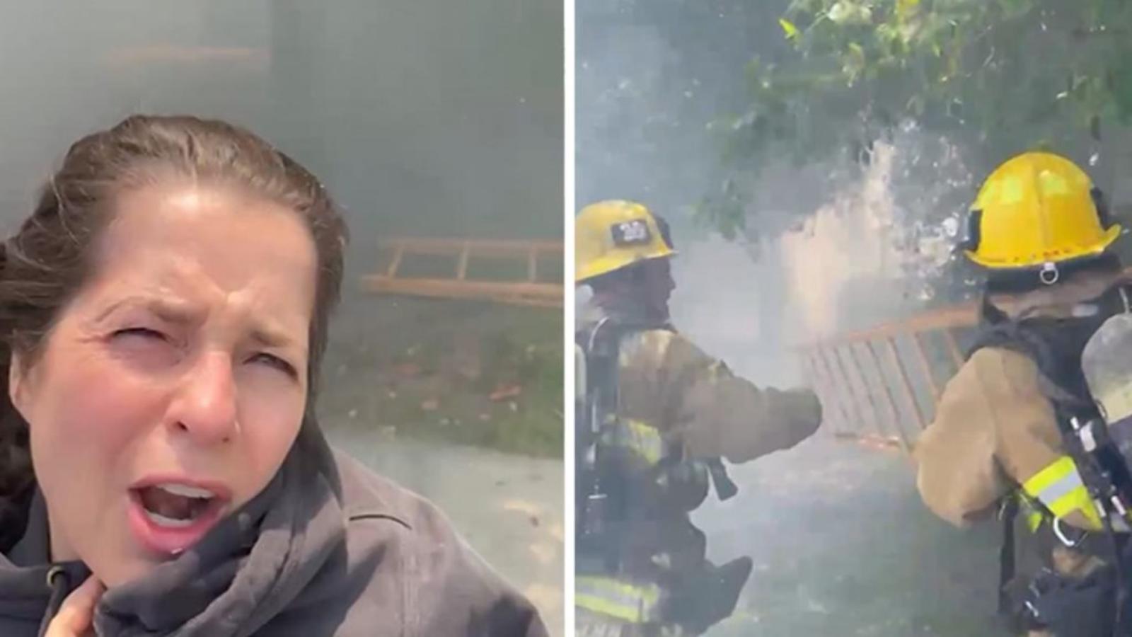Kelly Monaco’s house was destroyed in fire