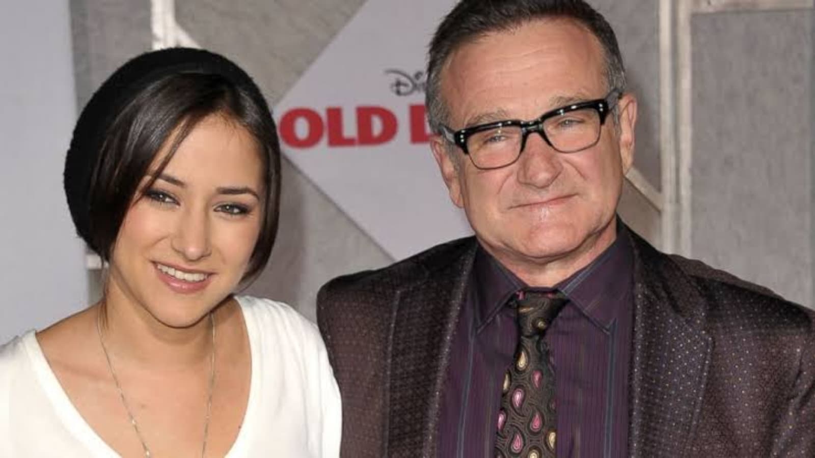 Zelda Williams with her father Robin Williams 