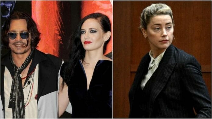 Eva Green Supports Johnny Depp
