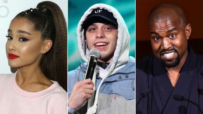 Ariana Grande, Pete Davidson & Kanye West