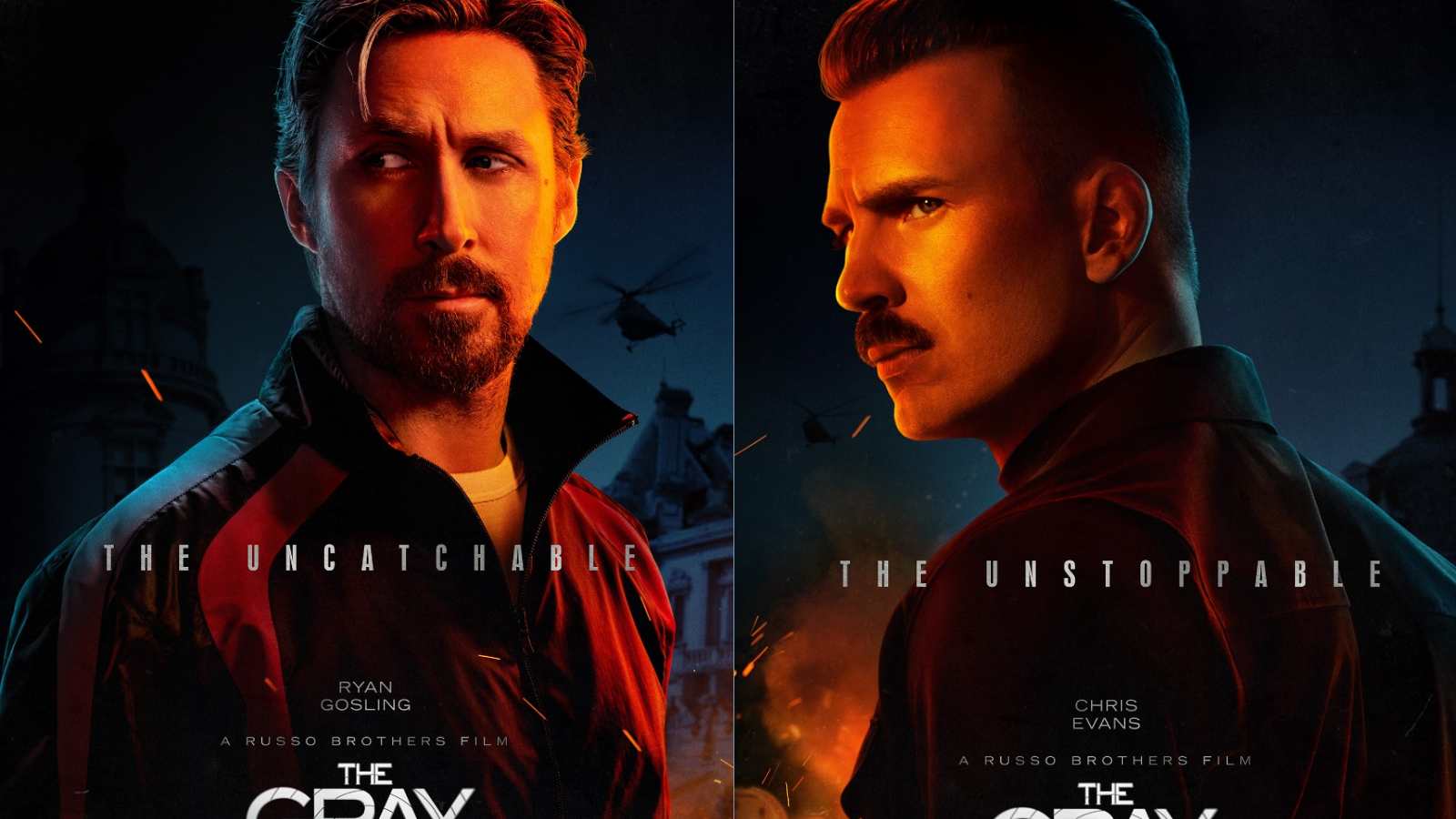 Ryan Gosling Chris Evans Look Fierce In ‘the Gray Man Character Posters Trailer To Drop Soon