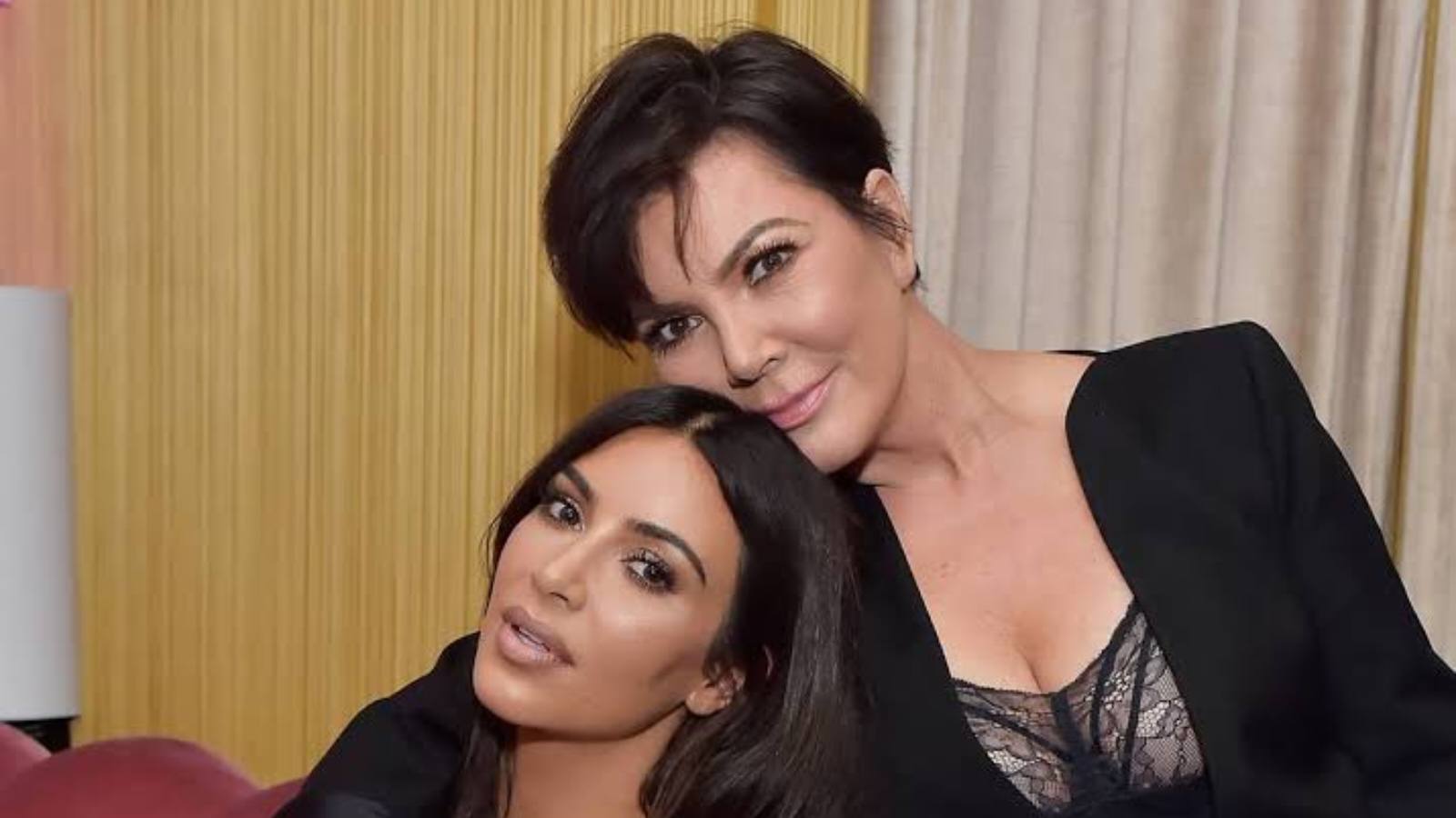 Kris Jenner with daughter Kim Kardashian