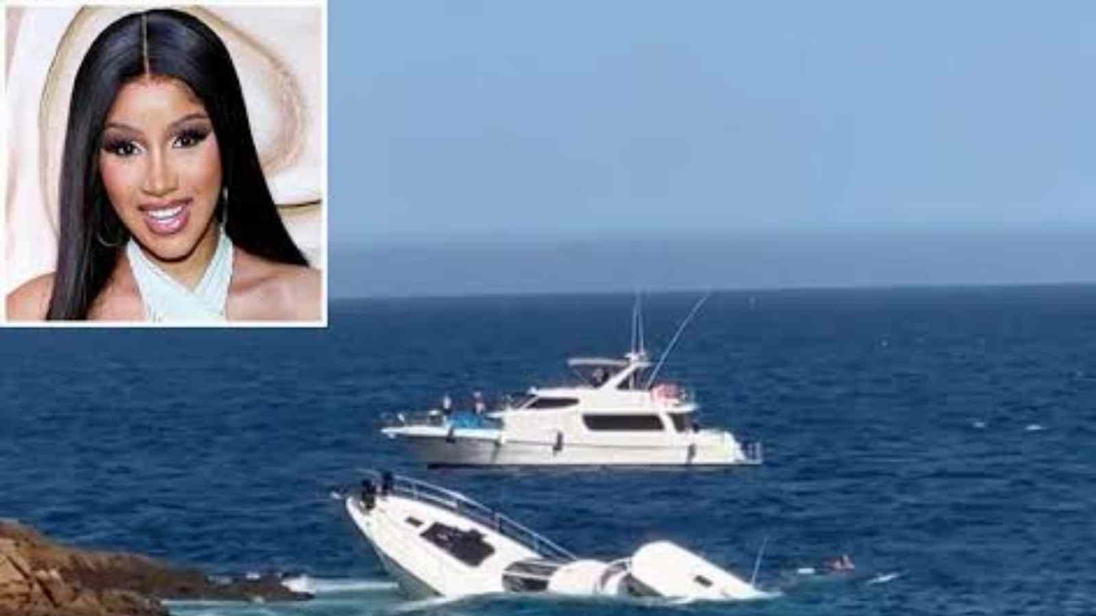 Cardi B and Offset Watch Yacht Sink While on Exotic Vacation