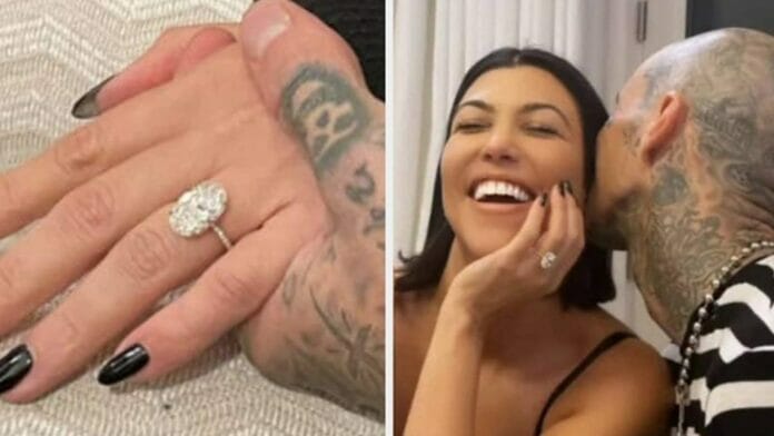 Kourtney Kardashian Revealed She Broke Her $1 Million Engagement Ring By Stepping On It Just Days After Travis Barker Proposed