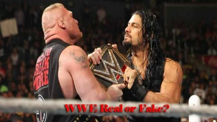 WWE is it fake or real.