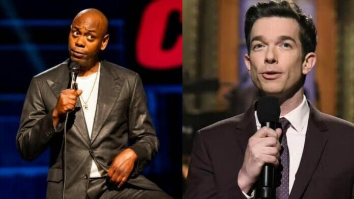 John Mulaney and Dave Chappelle attract huge criticism from the audience.
