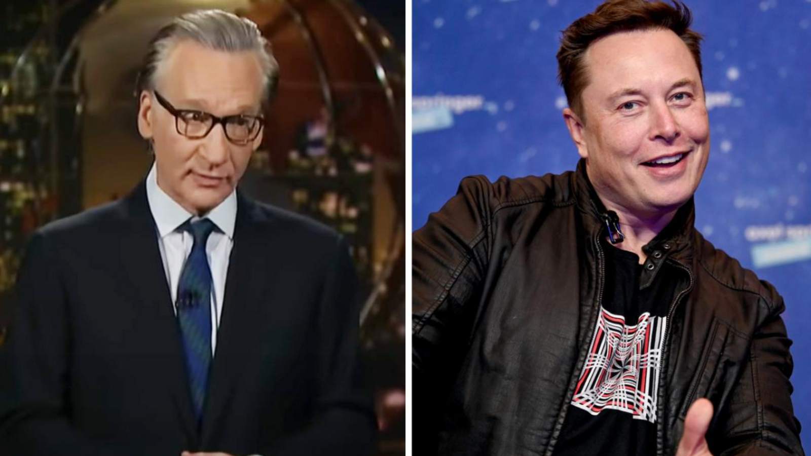 Elon Musk and Bill Maher 