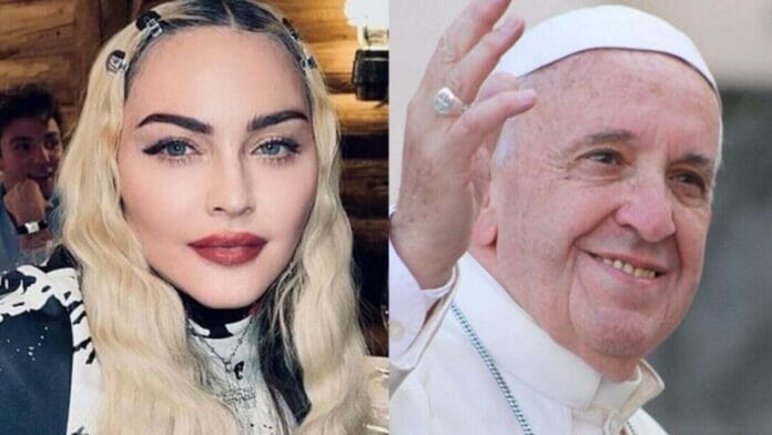 Madonna and Pope Francis