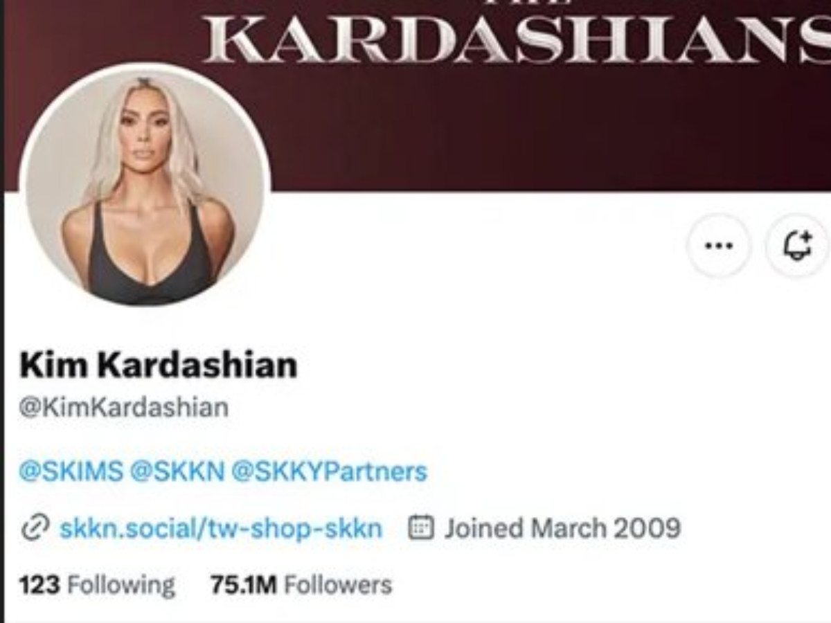 Kim Kardashian's Twitter account