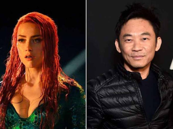 Amber Heard and 'Aquaman' director James Wan