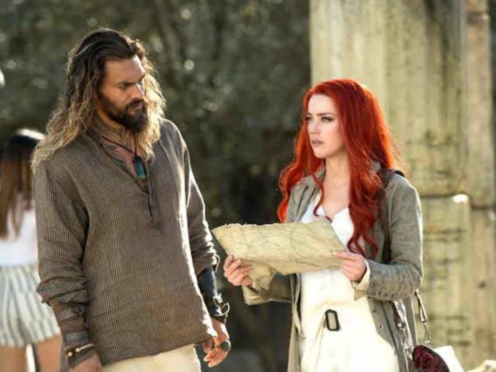 Jason Momoa and Amber Heard